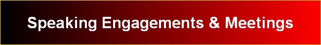 Speaking Engagements & Meetings